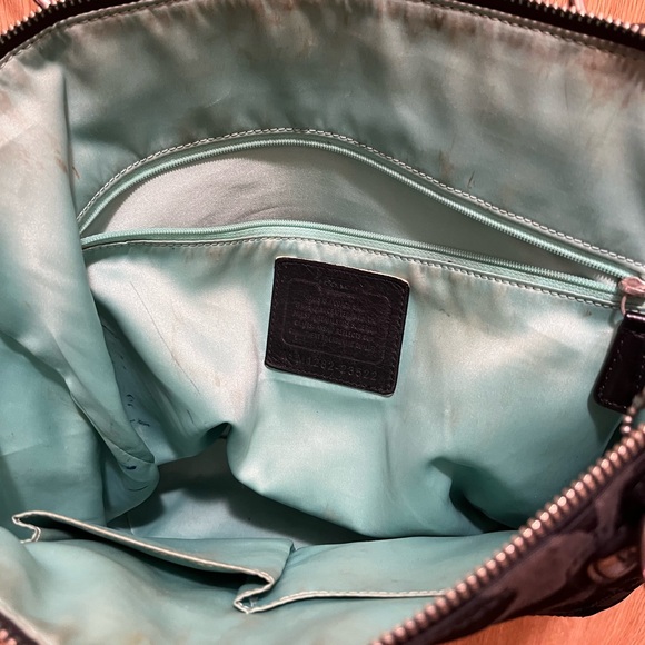 Coach Black Signature Shoulder Bag - Picture 4 of 7